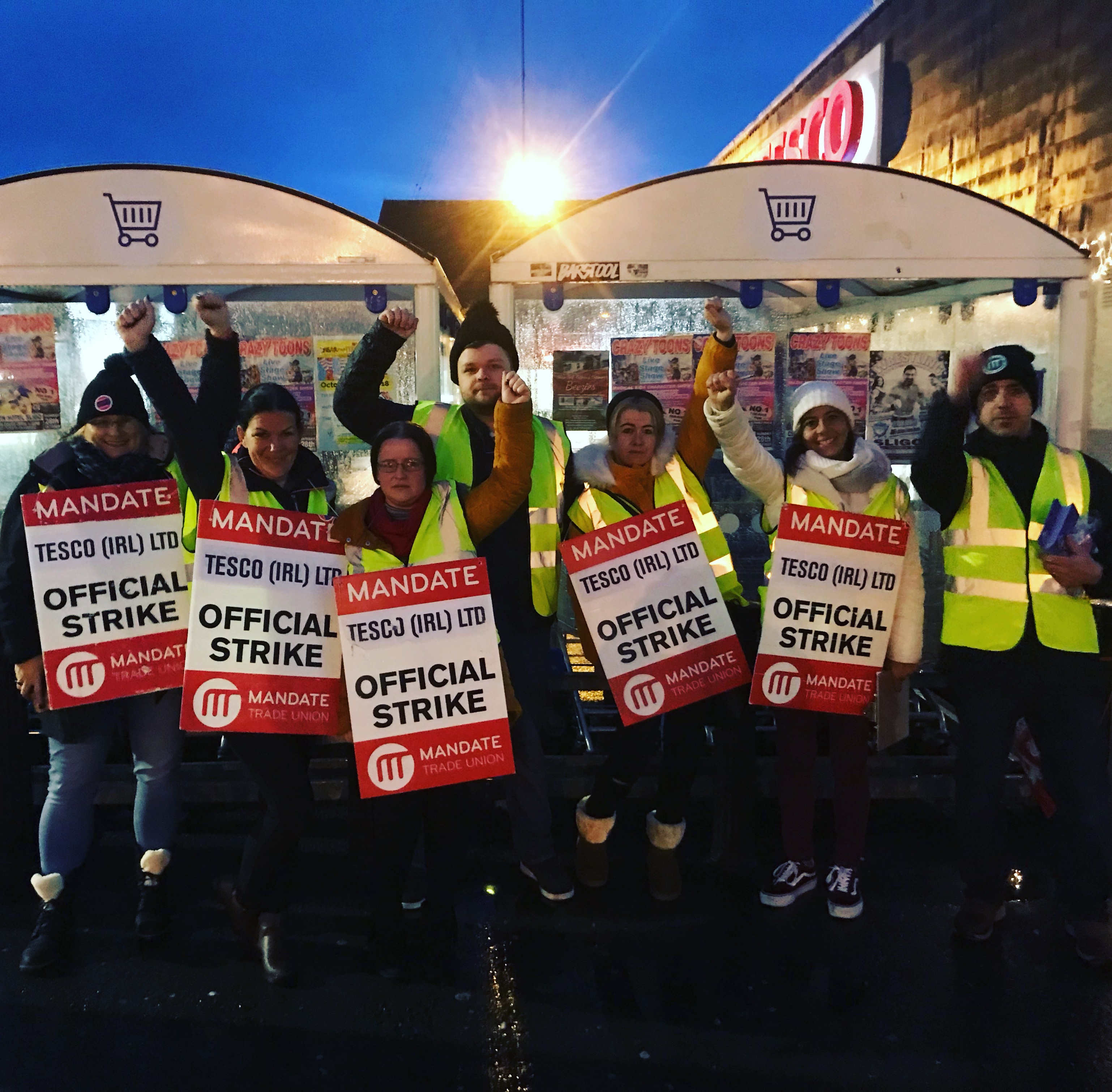 Tesco Sligo workers announce two more strike dates before Christmas ...